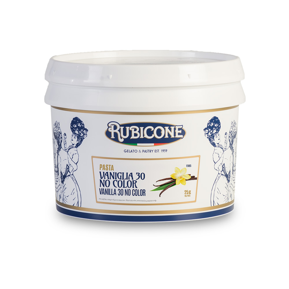 Vanilla 30 No Colour Gelato Paste