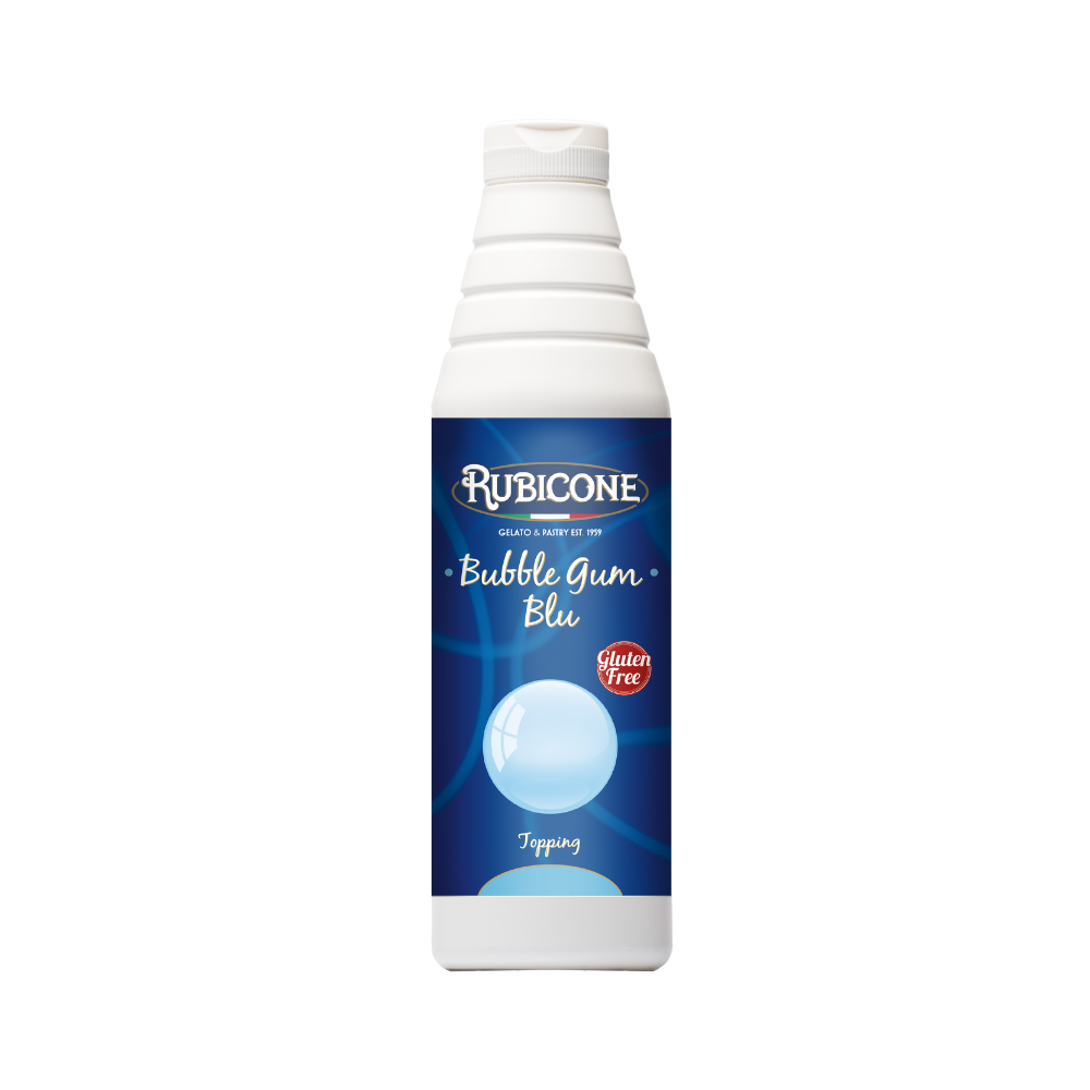 Topping Blue Bubble Gum