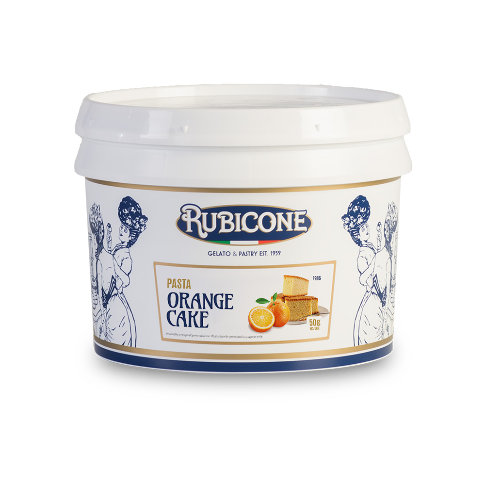 Orange Cake Gelato Paste