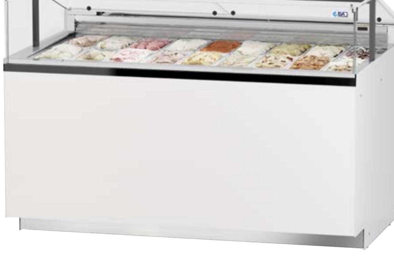Amalfi Gelato Cabinet