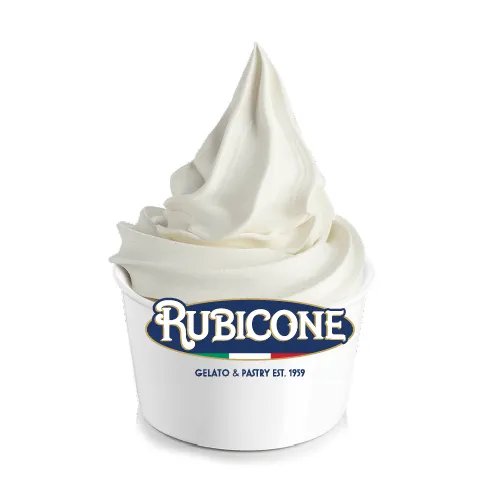 Rubicone frozen yoghurt cup