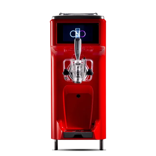 Gelmatic Giotto 11 countertop express gelato machine in red