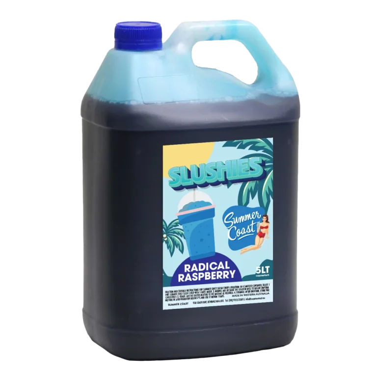 Summer Coast Radical Raspberry Slushie Mix 5L concentrate