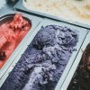 Blueberry gelato made with Rubicone ingredients
