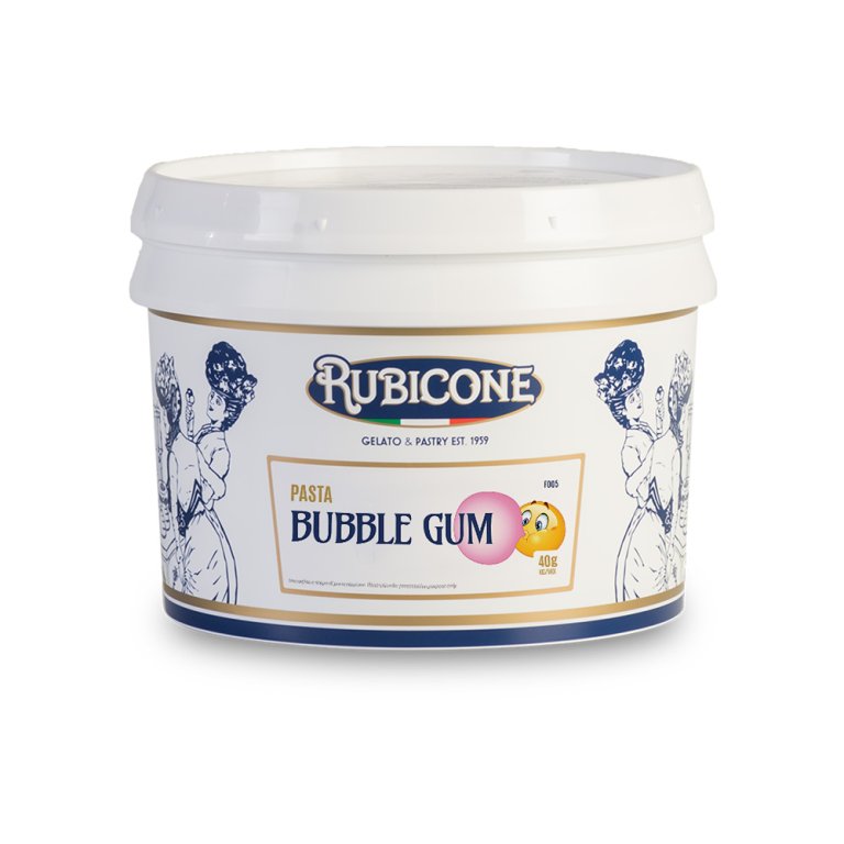 Bubble Gum Gelato Paste, Rubicone F005 packaging