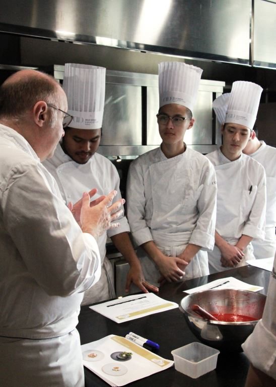 Masterclass participants at École Ducasse in Paris
