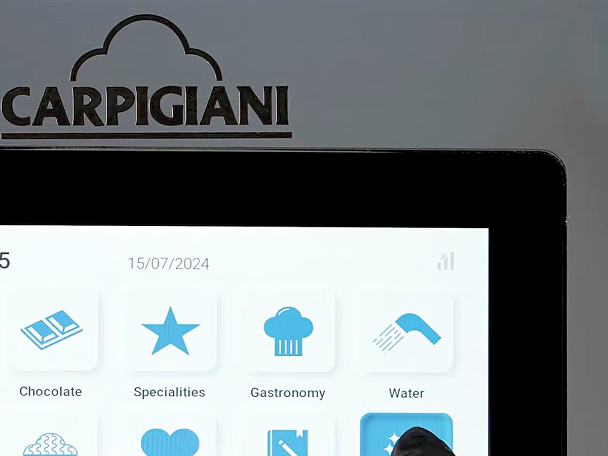 The home screen: confectionery, chocolate, specialities, gastronomy and more.