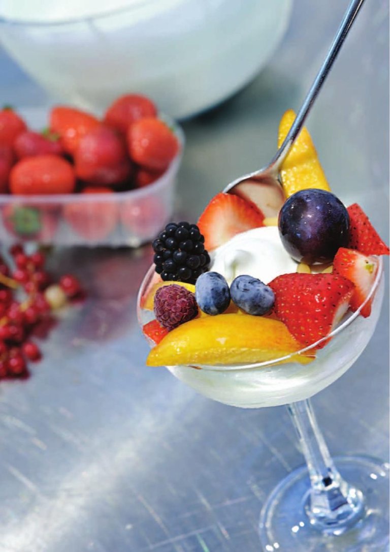 Fior di Latte Ice Cream made with the Carpigiani Maestro HCD