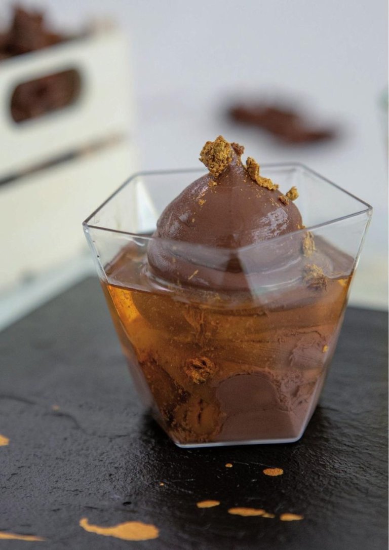 Chocolate Gelato made with the Carpigiani Mister Art and Mister Art Plus