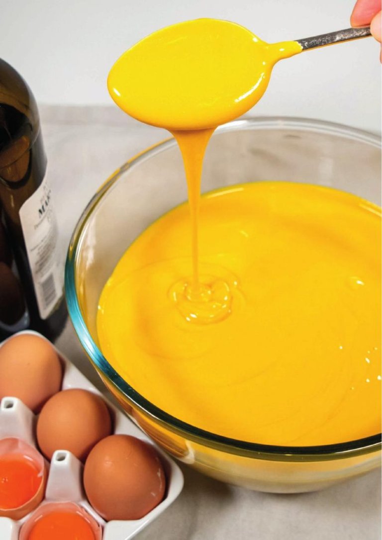 Zabaione Sauce made with the Carpigiani Pastomaster HE