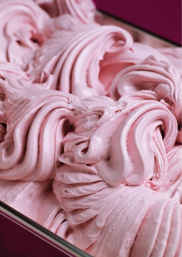 Strawberry Gelato made with the Carpigiani Ready 6 9 and Ready 8 12