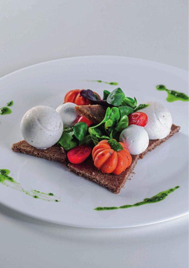 Savoury Tomato Sorbet made with the Carpigiani Ready 6 9 and Ready 8 12
