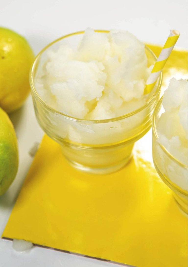 Lemon Slush made with the Carpigiani ReadyChef