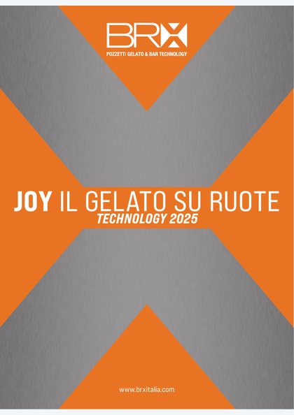 BRX Joy gelato cart catalogue cover
