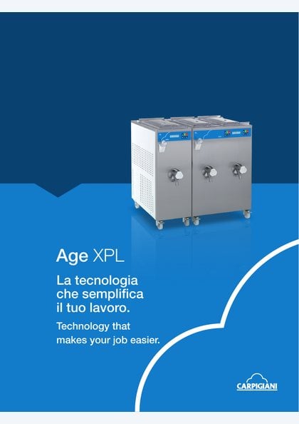 Carpigiani Age XPL catalogue cover