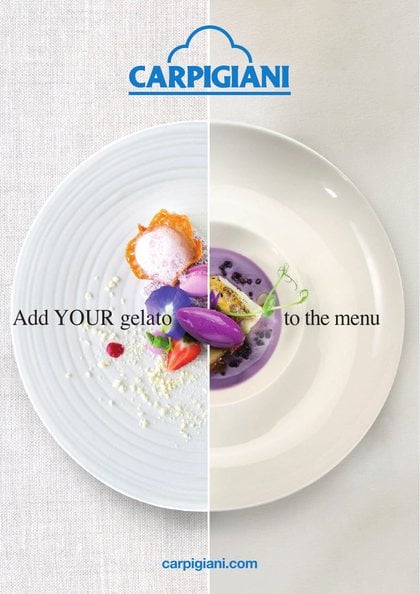 Carpigiani foodservice range catalogue cover