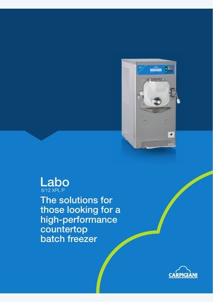 Carpigiani Labo 8-12 XPL P catalogue cover