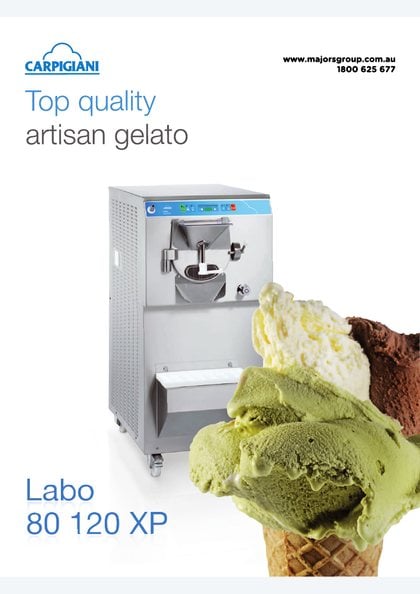 Carpigiani Labo 80-120 XP catalogue cover
