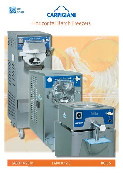Carpigiani Labo 14-20 M catalogue cover