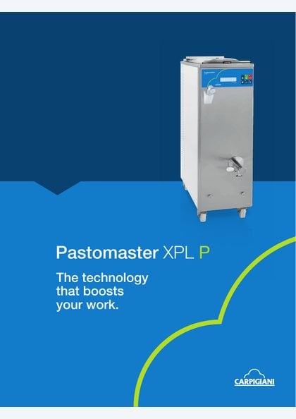 Carpigiani Pastomaster XPL P catalogue cover