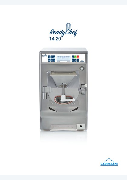 Carpigiani ReadyChef 14-20 catalogue cover