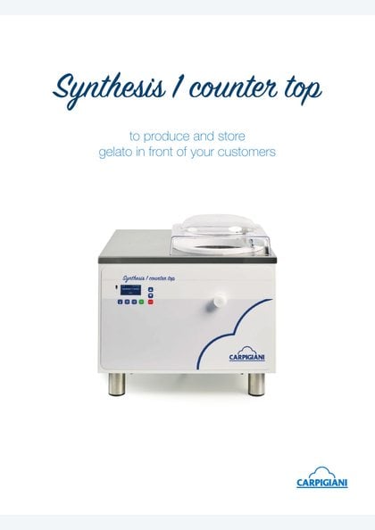 Carpigiani Synthesis 1 catalogue cover