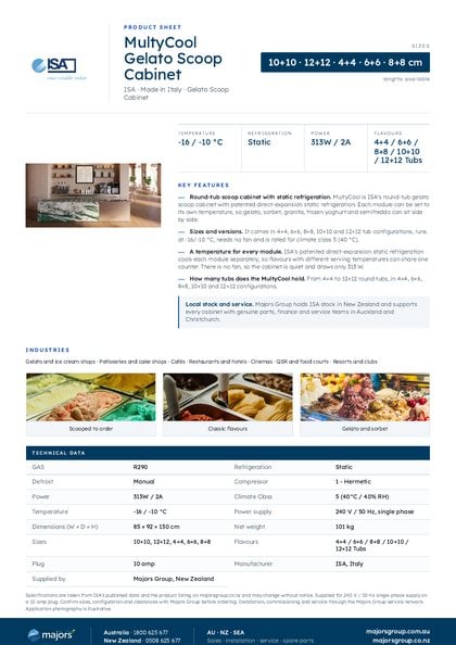 ISA MultyCool catalogue cover