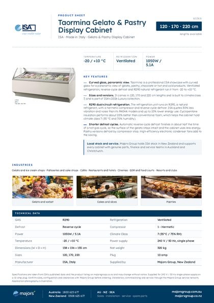 ISA Taormina catalogue cover