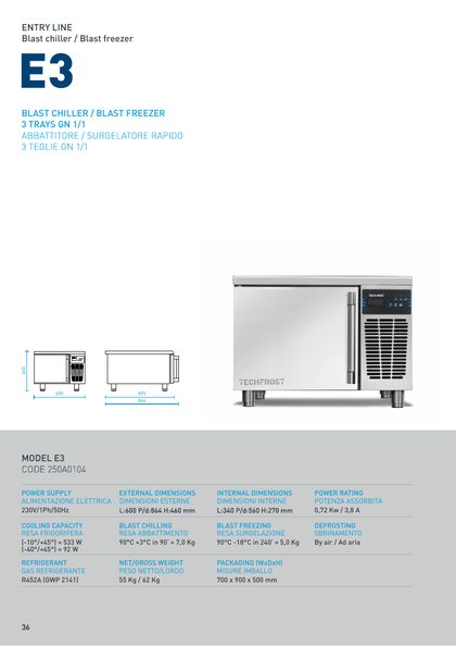 Techfrost E3 catalogue cover