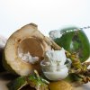 Coconut gelato made with Rubicone ingredients