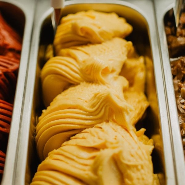Custard gelato Custard gelato made with Rubicone ingredients