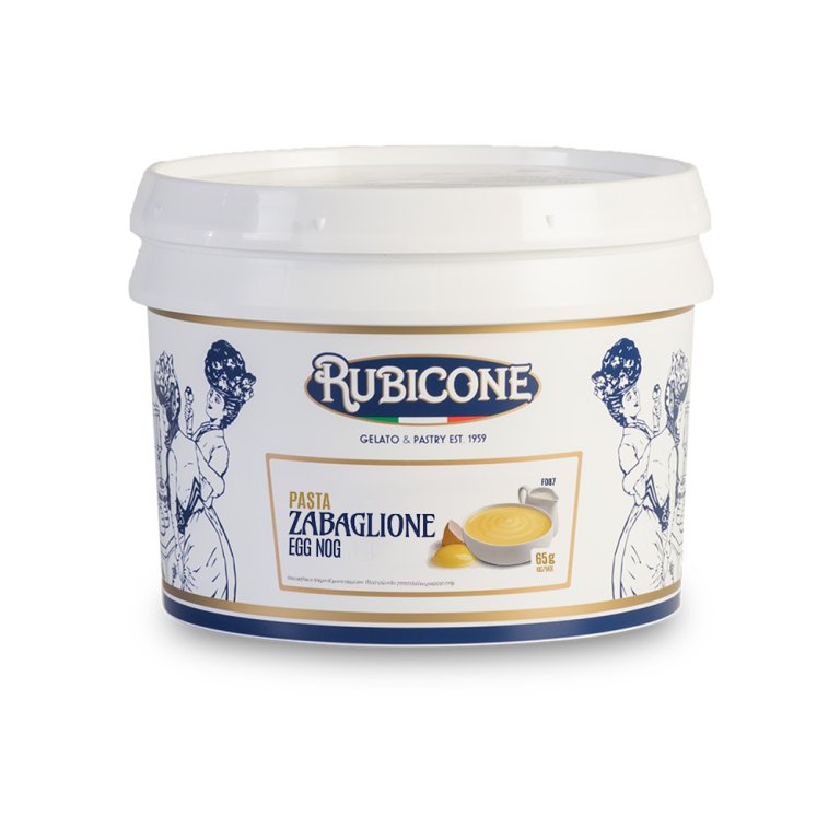 Eggnog (Zabaglione) Gelato Paste, Rubicone F087 packaging