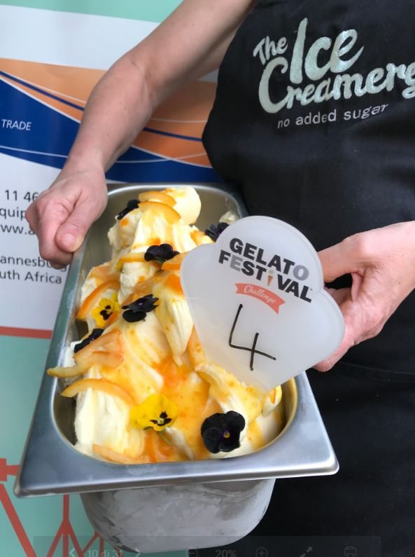 Gin and marmalade gelato