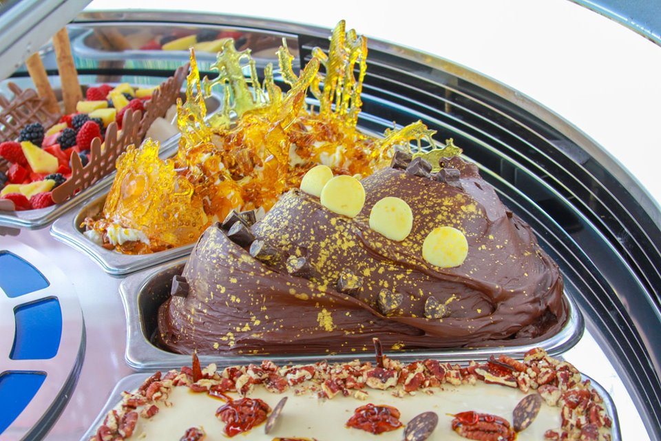Gelato flavours and crowds at the Gelato Festival in Berlin