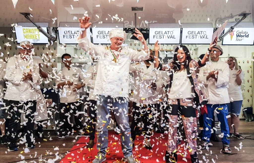 Winners of Gelato Festival UK at King's Cross