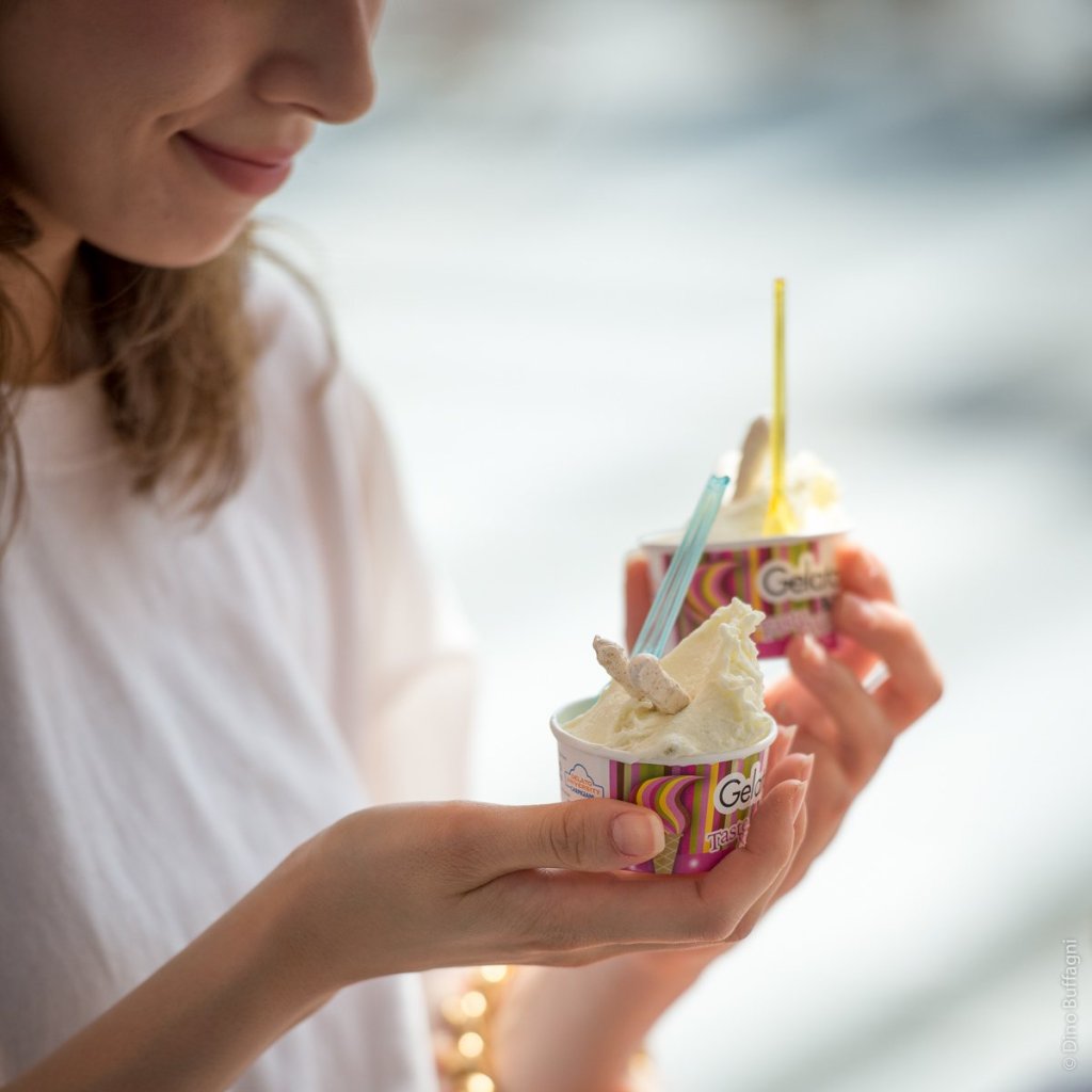 Visitors at Gelato World Tour 2019 in Yokohama, Japan