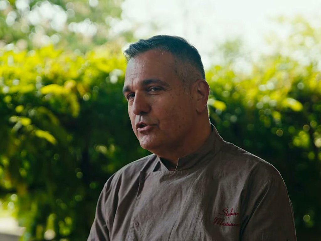Chef and artisan gelato maker Stefano Marinucci