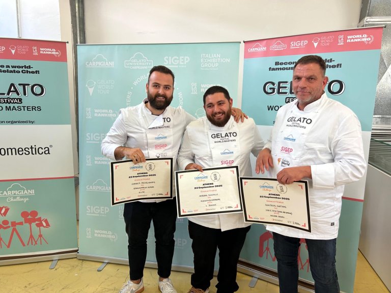 Greece's 3 Best Gelato Artisans of 2025 Head to the European Finals