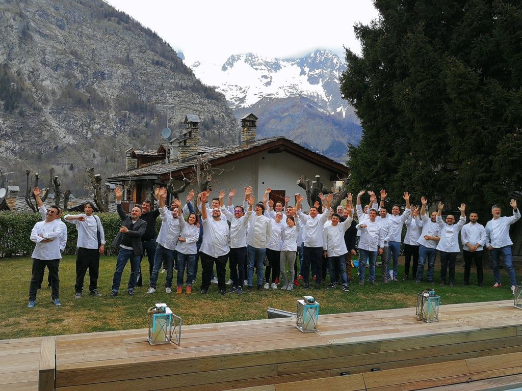 Dishes and produce from the CHIC event in Piedmont