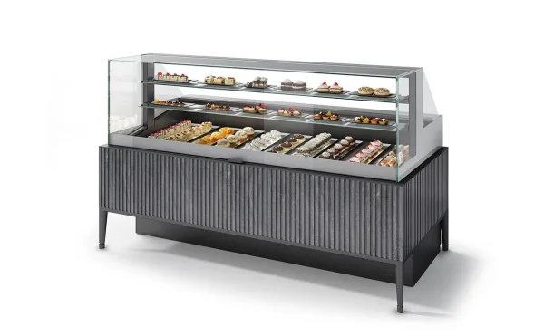 ISA Pentagram Display Pastry Cabinet