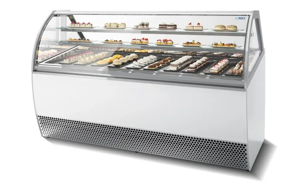 ISA Millennium Pastry pastry display cabinet installed in a store