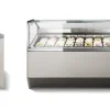 ISA Supercapri gelato display cabinet installed in a store