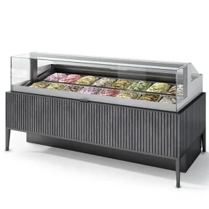 ISA Pentagram Display Gelato Display Cabinet