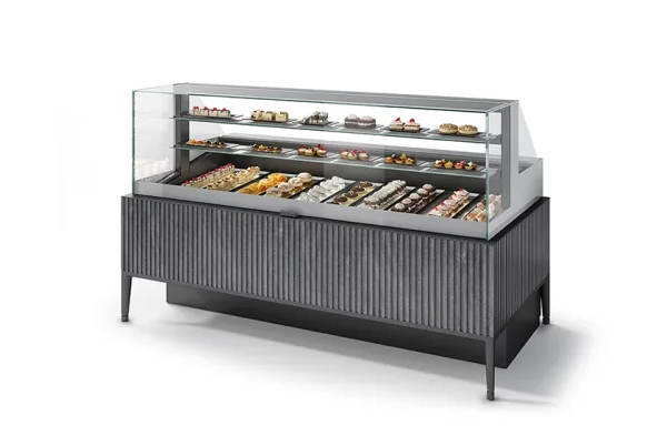ISA Pentagram Display Pastry Cabinet