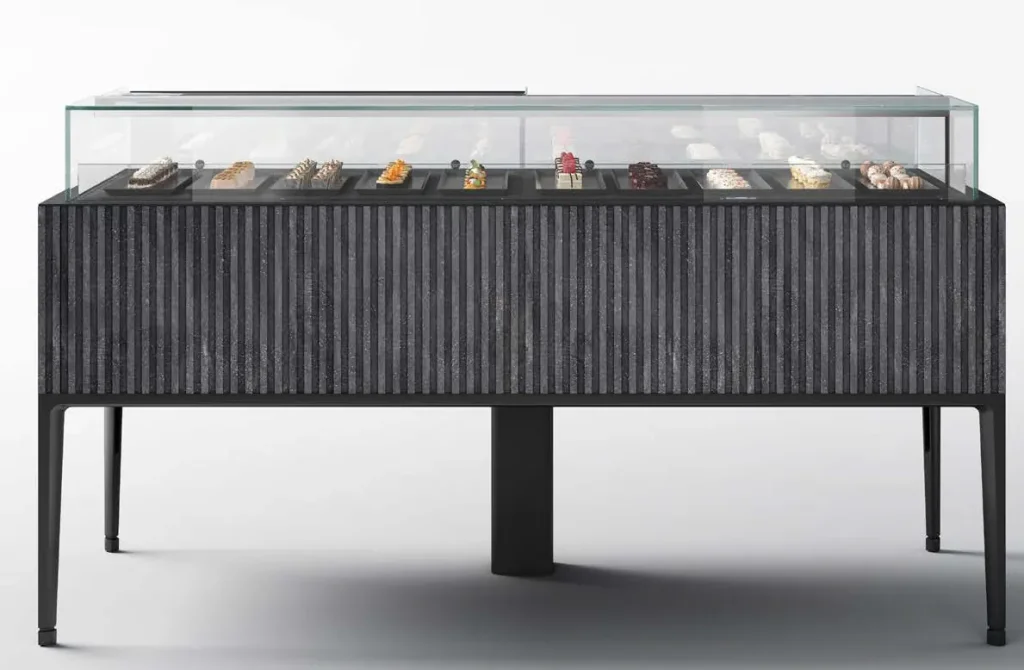 ISA Pentagram Alpha Pastry Display Cabinet