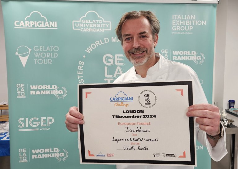 Jon Adams Wins the UK's First Gelato Challenge of 2024