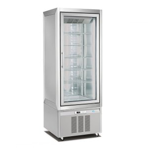 Longoni Classica frozen dessert vertical display cabinet, 70 cm, glass door