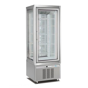 Longoni Classica frozen dessert vertical display cabinet, 70 cm, 4 glass sides Longoni Classica frozen dessert vertical display cabinet, 70 cm, 4 glass sides