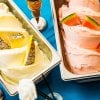 Melon gelato Melon gelato made with Rubicone ingredients