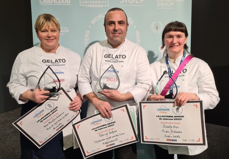 Norway's Top 3 Gelato Artisans Named at Gelato Festival World Masters